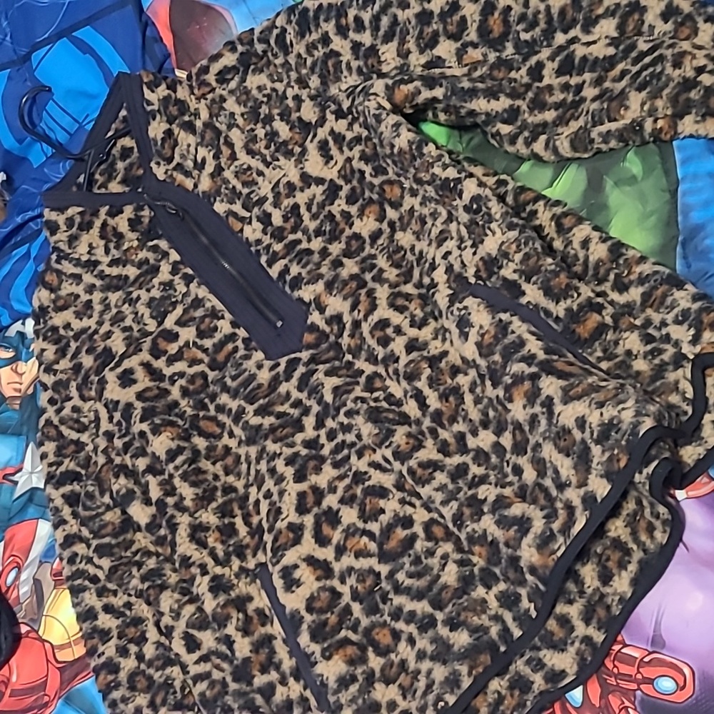Cheetah print sweater